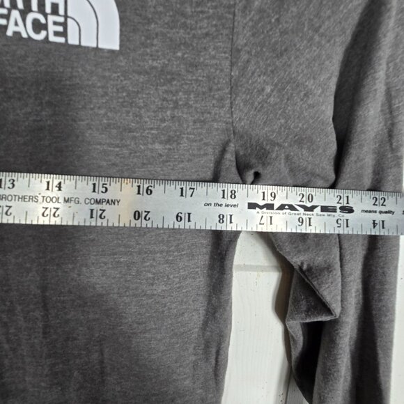 The North Face Tee Shirt Small Unisex Long Sleeve Gray‎ Graphic Print - Picture 8 of 9